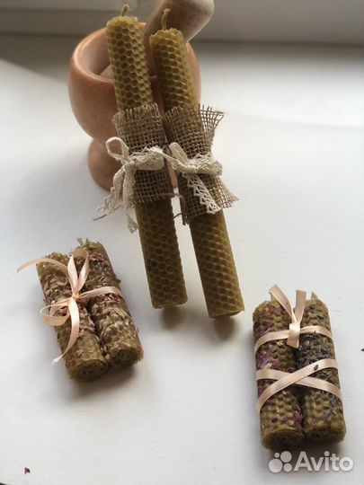 Свечи из вощины