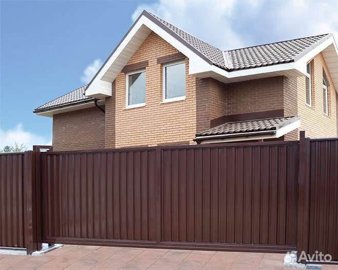 Откатные ворота под ключ