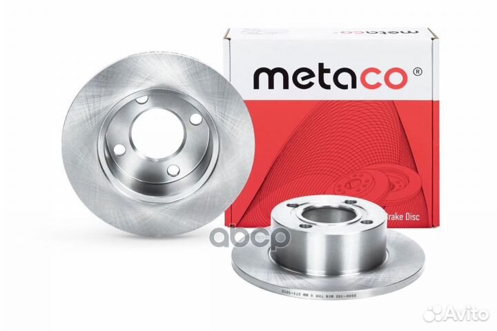 Диск тормозной задний 3060158 metaco