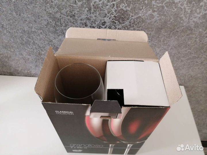 Бокалы для вина 600 мл Bohemia Grandioso 2 шт