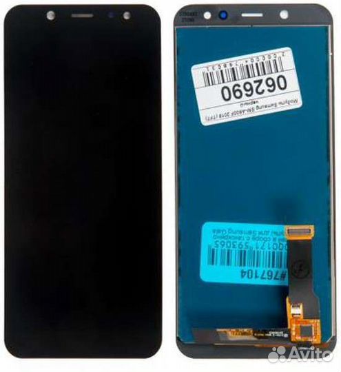 Дисплей для Samsung Galaxy A6 (SM-A600F) черный