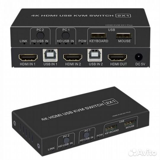 2 KVM Switch 4K/60HZ hdmi 2.0