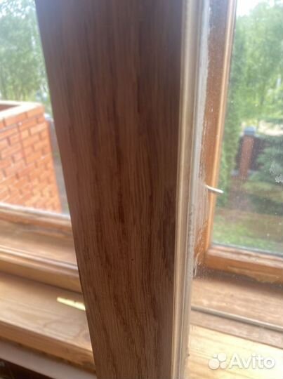 Дубовые окна с рамами в сборе, двери