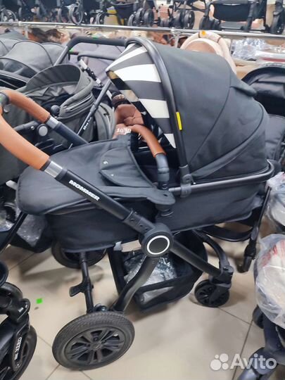 Коляска трансформер mommer. 3в1.черный