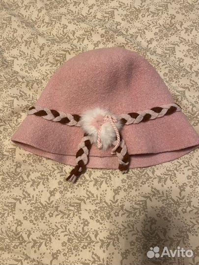 Шляпа фетровая женская
