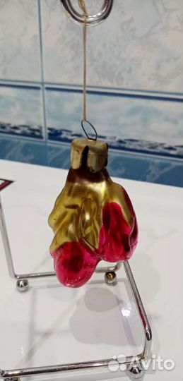 Ёлочные игрушки СССР, пирамидки на прищепке