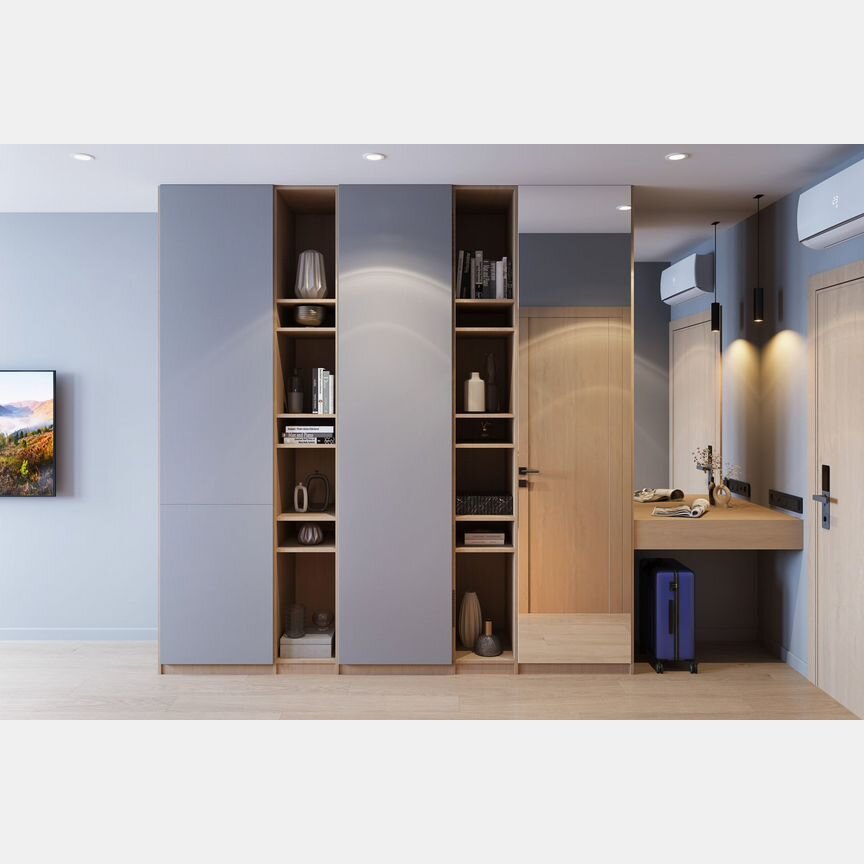 1-к. апартаменты, 52,4 м², 13/15 эт.