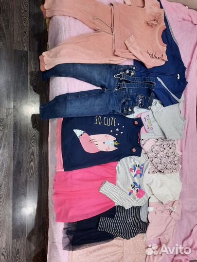 Вещи пакетом на девочку 104