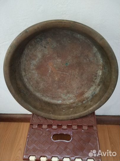 Латунный таз