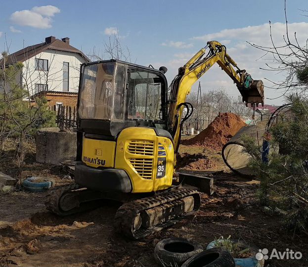 Услуги мини экскаватора