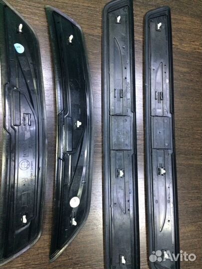 Накладка порога bmw f10 дорест