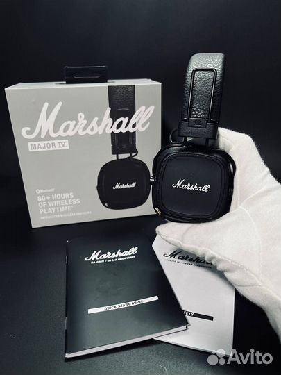 Наушники Marshall Major IV кожа Микрофон Bluetooth