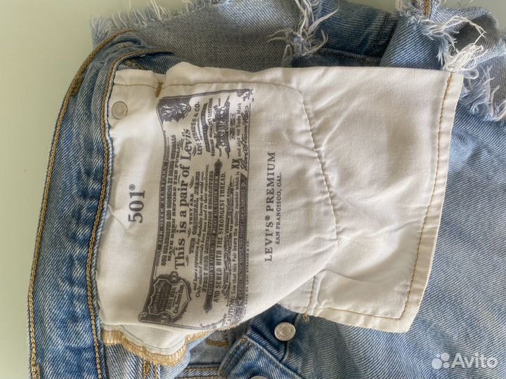 Джинсовые шорты levis женские