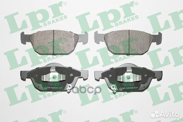 Колодки тормозные honda civic 12- передние hond