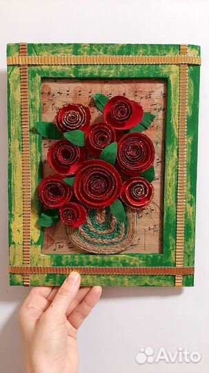 Поделка в сад. Поделка цветы