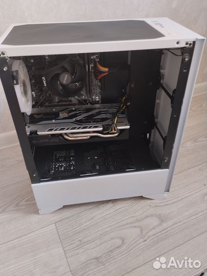 Отличный бюджетный пк ryzen, 580 8 Gb, 16 Gb