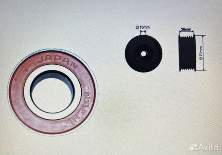 Ролик натяжной Mitsubishi Pajero