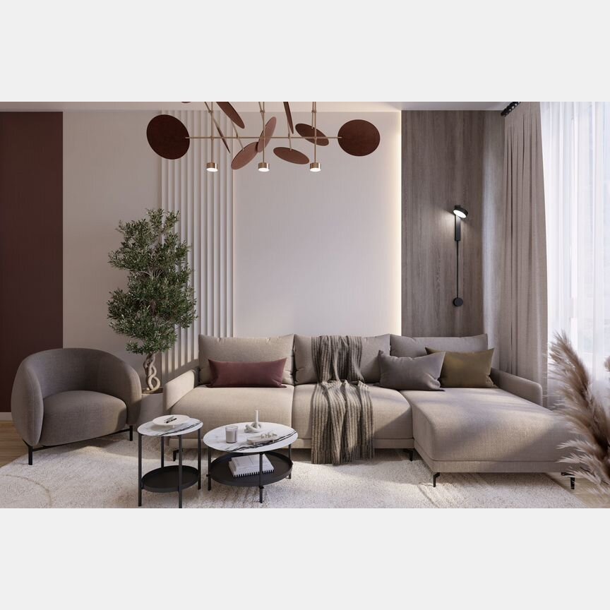 2-к. квартира, 57,2 м², 2/25 эт.