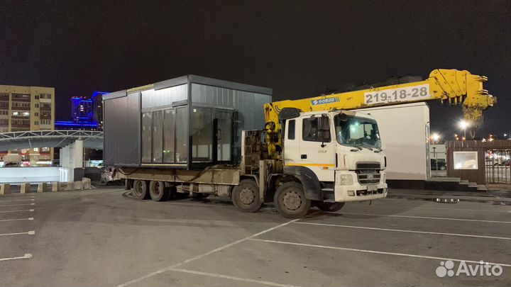 Большой манипулятор борт 18т стрела 10т