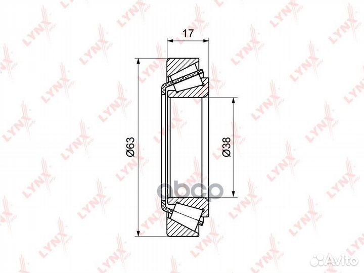 Комплект подшипника ступицы колеса перед W