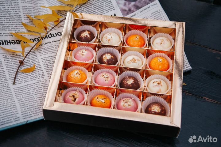 Шоколадные конфеты наборы ручной работы