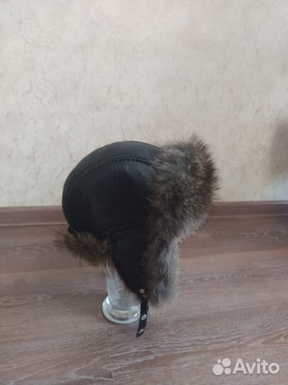 Мужская зимняя шапка ушанка меховая