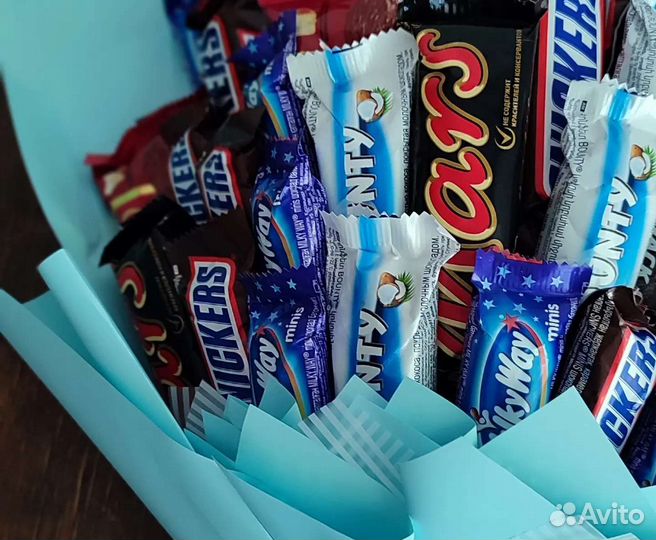 Сладкие букеты из конфет