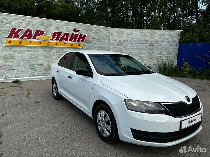 Skoda Rapid 1.6 МТ, 2016, 96 000 км