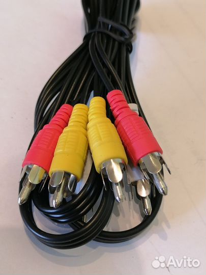 Шнур 4RCA-4RCA (тюльпаны) 1м