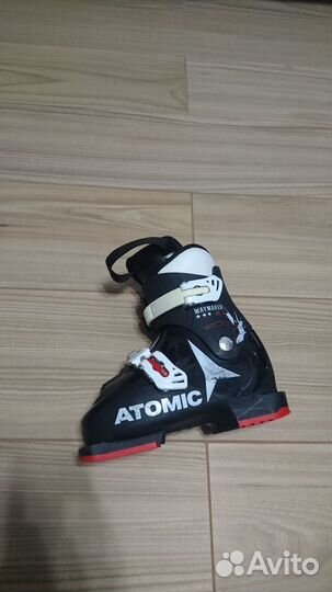 Горные лыжи детские 90 Fischer + ботинки Atomic