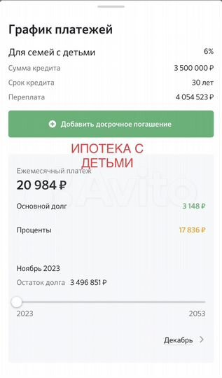 Коттедж 55 м² на участке 2 сот.