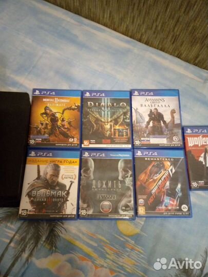 Sony playstation 4 PS4 1tb с играми