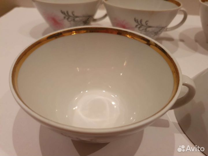 Чашки из чайного сервиза Дулево СССР
