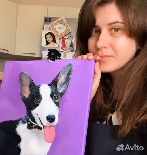 Портрет по фото. Картина на заказ. Художник