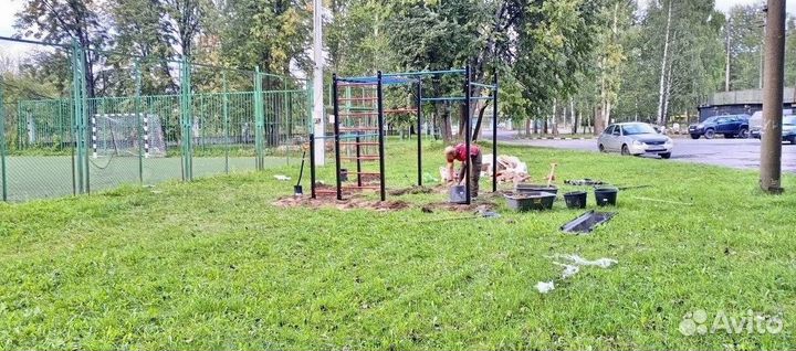 Воркаут площадка спортивный комплекс