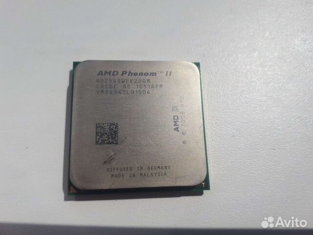 Процессор Phenom ll x2 565 black edition