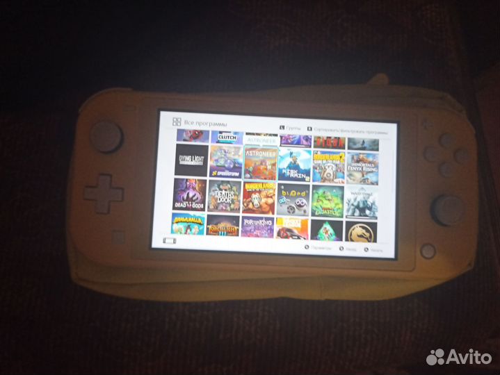 Nintendo switch lite с играми