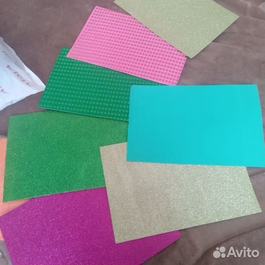 Фоамиран блестящий и однотонный