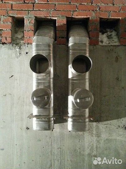 Труба ф120x240 1м 0,5мм aisi 304(гильзование)