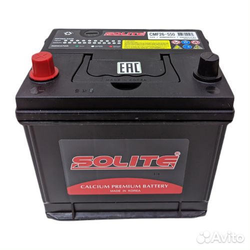 Аккумулятор Solite CMF 26-550 (60Ач, 550А)