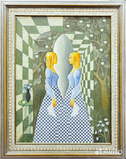 Картина маслом «Отражения» Люся Васина 80х60