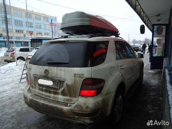 Багажник Автобокс на крышу Mercedes ML (2005-2011)