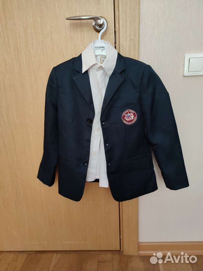 Пиджак темно-синий