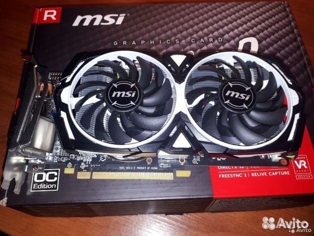 Radeon RX570 4G от MSI(с гарантией)