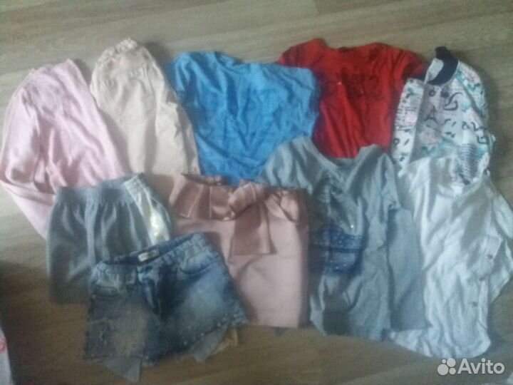 Вещи пакетом на девочку 8-10 лет