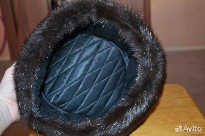 Шапка-ушанка зимняя полная мужская из нутрии