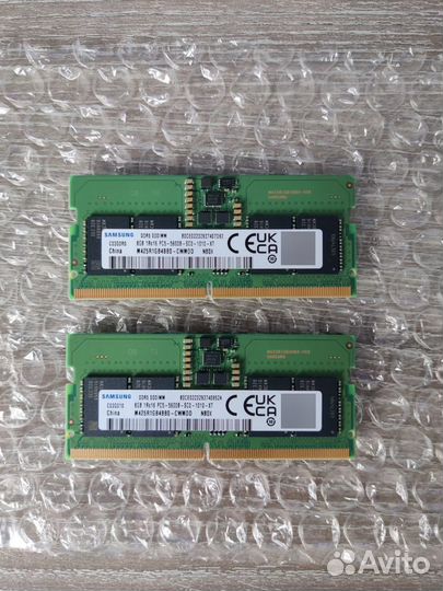 Оперативная память Samsung sodimm DDR5 5600 16gb