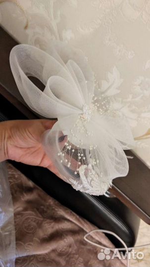 Свадебная шляпка на голову