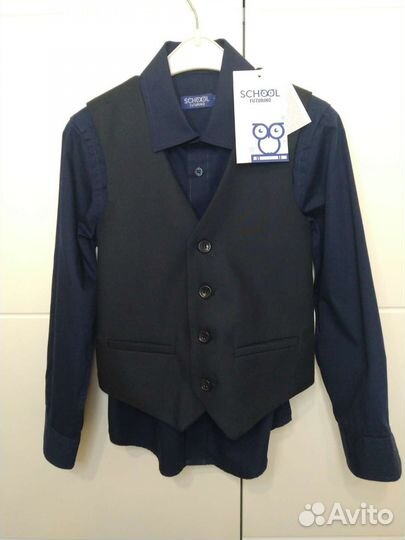 Рубашка и жилет 122