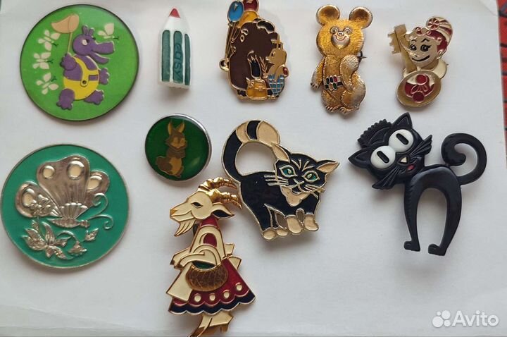 Значки Звери - Мультфильмы